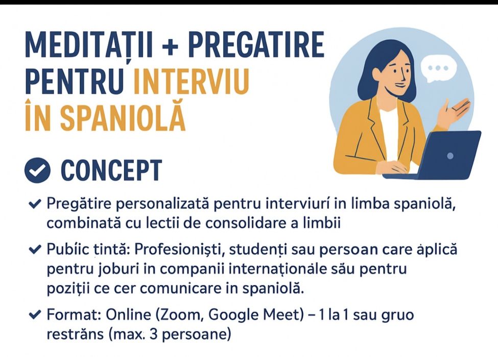Fii pregătit pentru interviul în  Limba Spaniolă – jocuri de rol