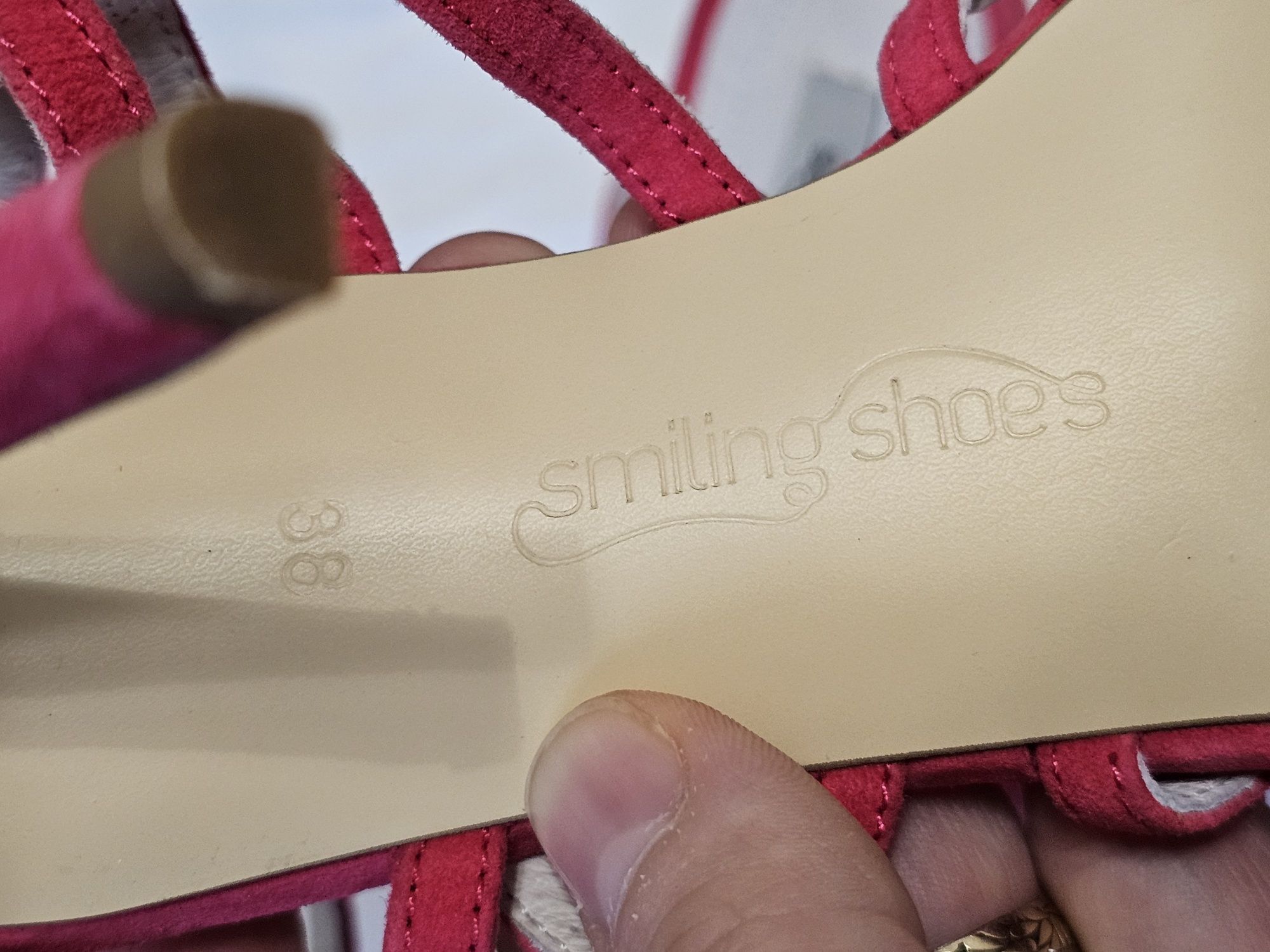 Sandale Smiling Shoes din piele