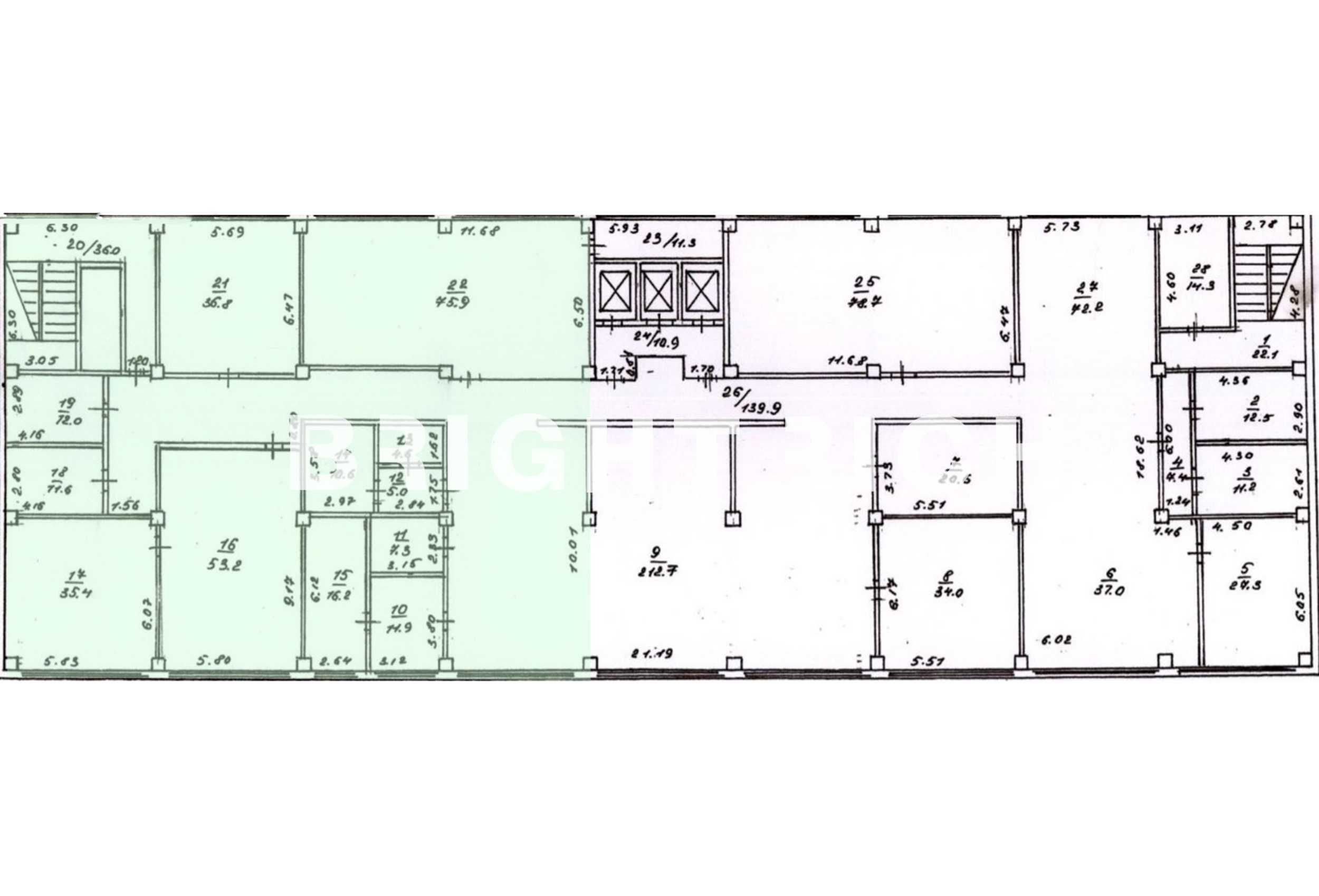 Ambassador - современный офис 436 м²