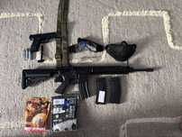 Set complet airsoft pusca electrica + Pistol Walther P99 DAO CO2 4J