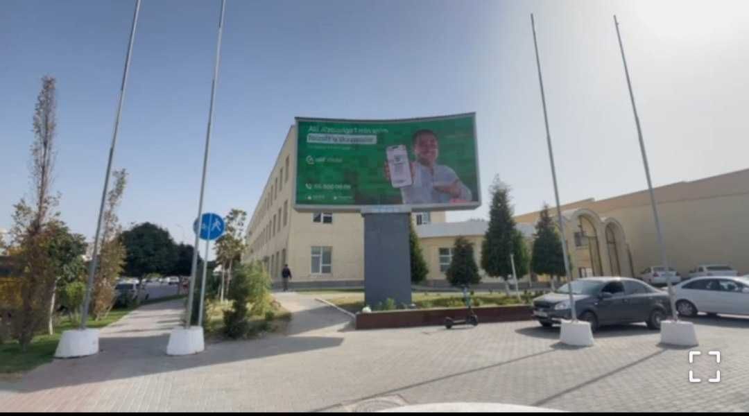 Реклама на лед экранах в Нукусе Nukusda led ekranlarda reklama