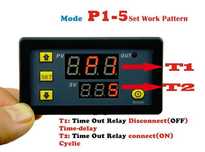 Releu Ciclic Intarziere Programabil de panou 12 sau 220V T3230
