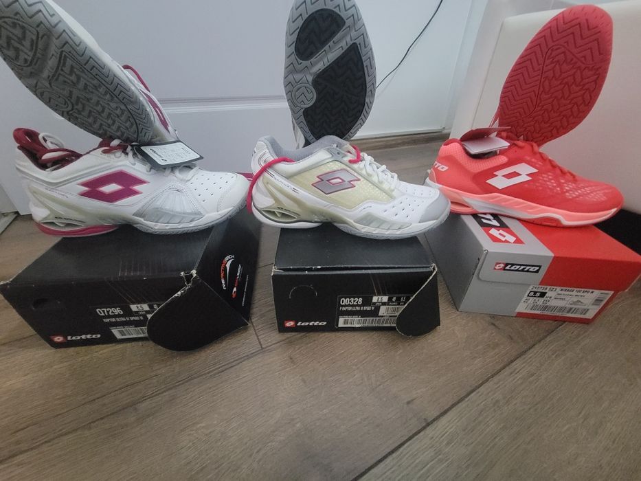 Pantofi sport-tenis Lotto nr 40  dama noi, zgura si all court( pt zgur