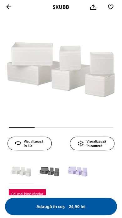 Masă înfășat/schimb SUNDVIK + accesorii