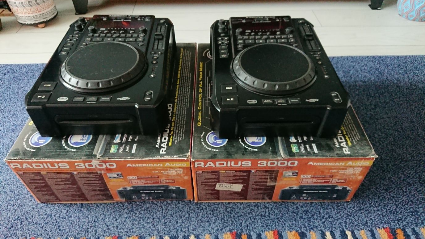 Playere DJ American Audio Radius 3000,nu cdj denon gemini pret/pereche