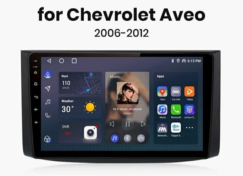 Navigatie Android dedicata pentru Chevrolet Aveo 2006-2012