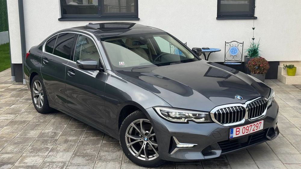 BMW Seria 3 BMW 318i Luxury Line - Piele bej - Trapa- Ambientale - Incalzire !