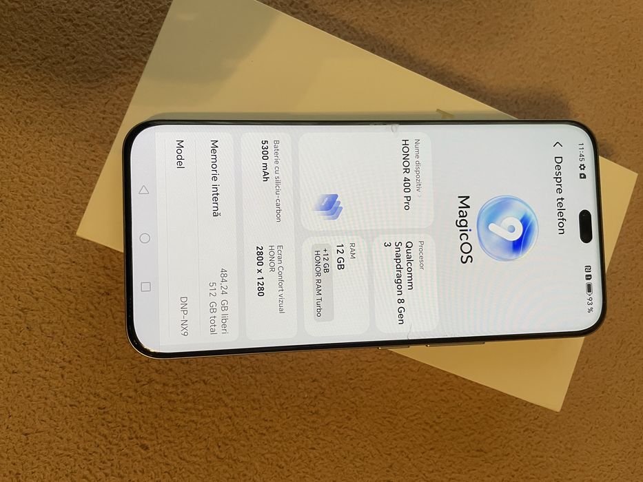 Honor 400 Pro 5G 12 GB Ram cu 512