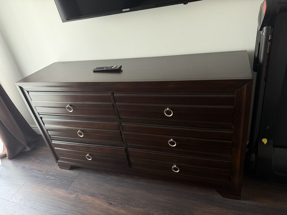 Set dormitor complet Mobexpert - lemn masiv