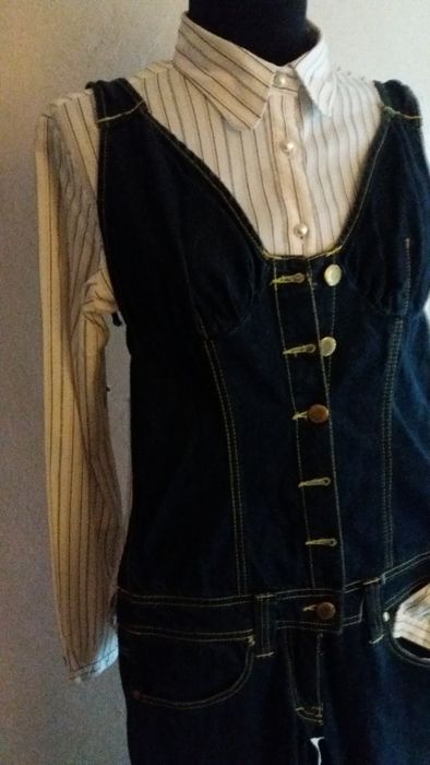 salopeta lunga, neagra,dantela Nissa