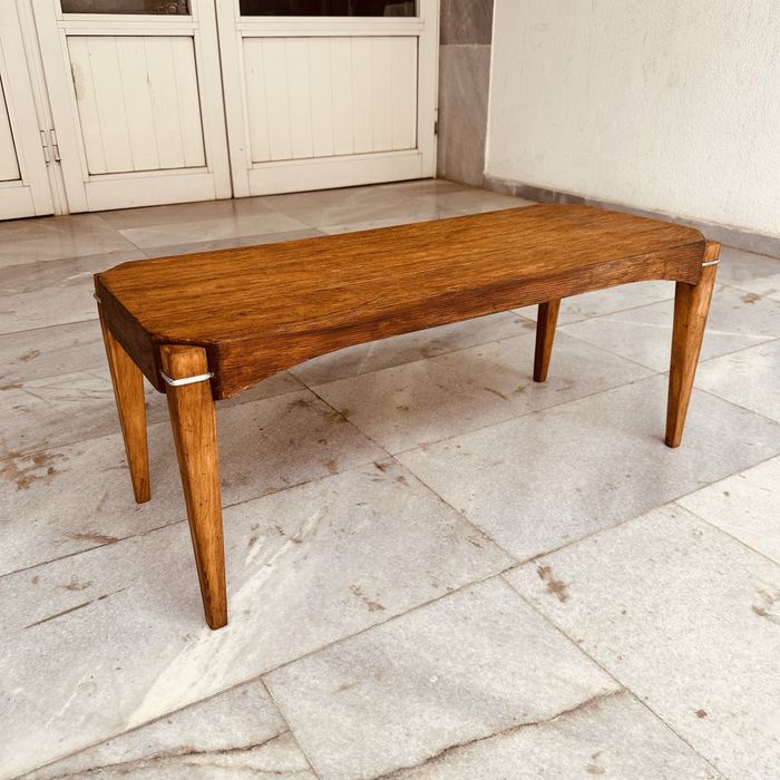 Шведска винтидж пейка / маса – Mid-Century Scandinavian дизайн