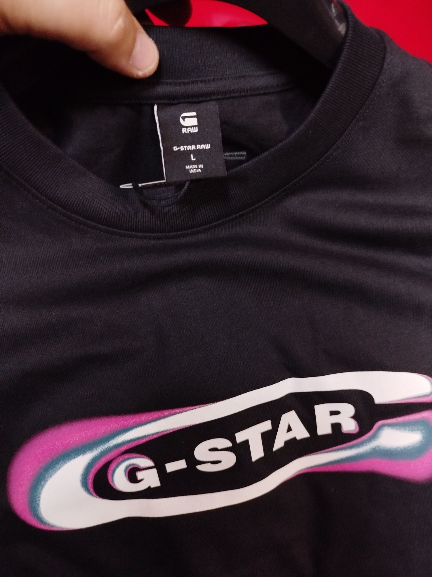 Оригинална тениска G-Star Raw Gradient L , XL oversize нова мъжка