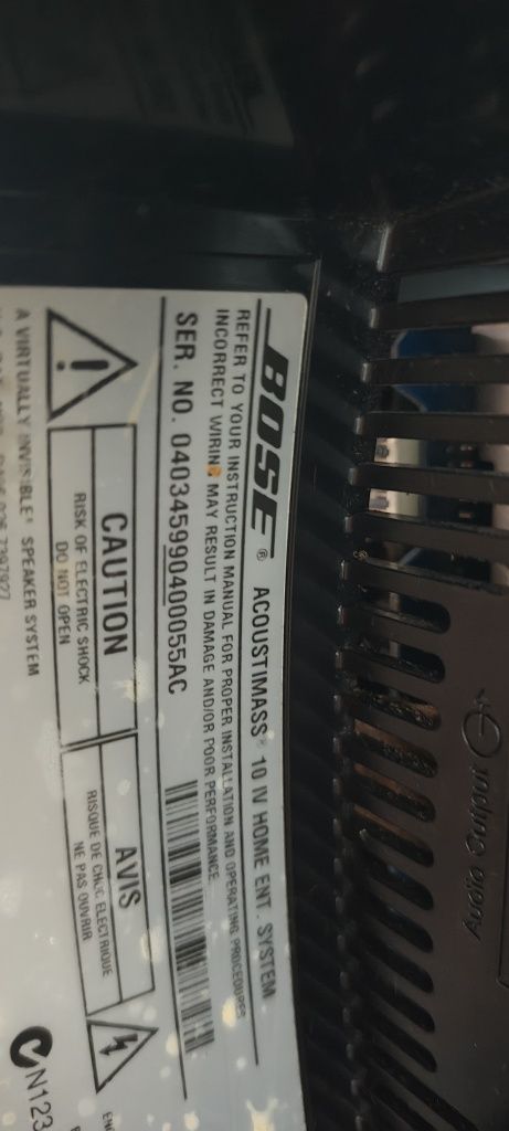 Bose Acoustimass 10.4 / Cel Mai Mic Pret