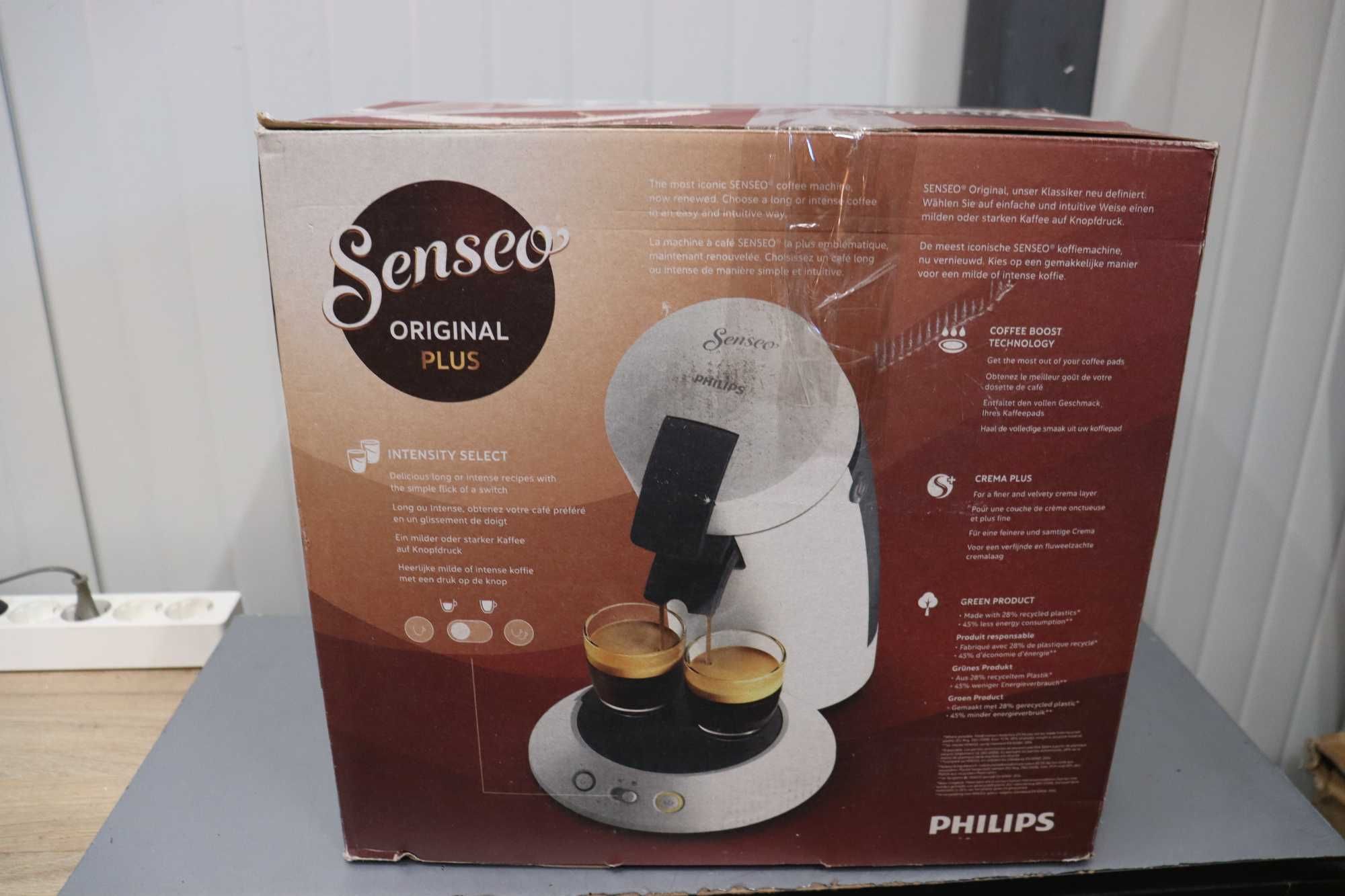 Кафемашина Philips Senseo Original - Дози, две цедки, 1450W, 0,7L