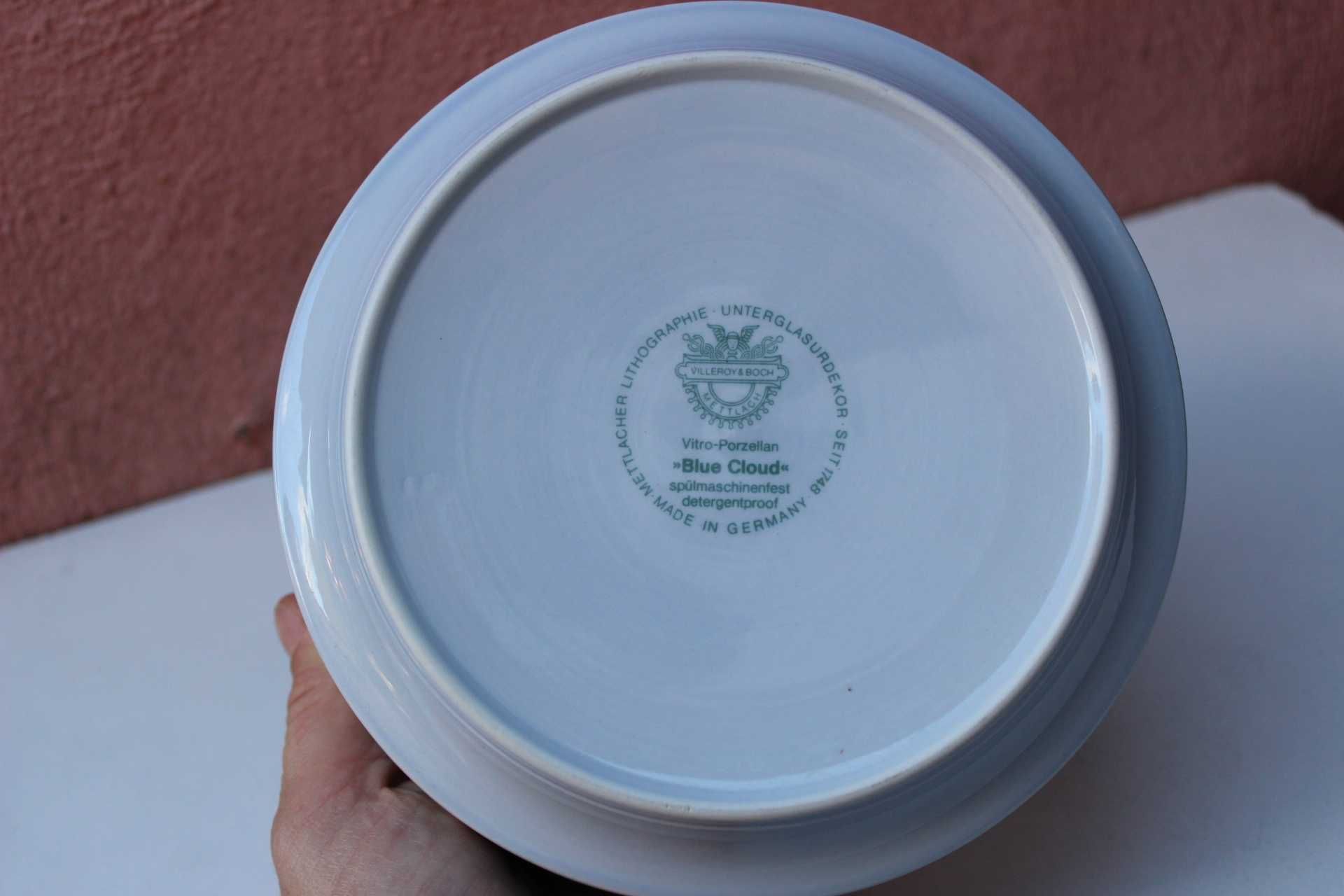 Platou si bol portelan colectie VILLEROY & BOCH Blue Cloud
