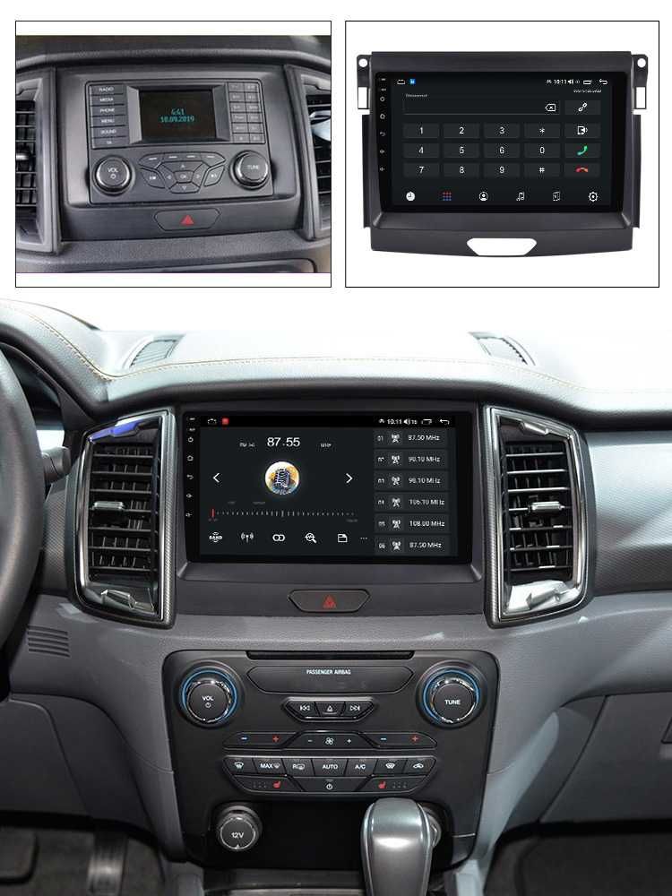 Navigatie Ford Ranger 2015-2020, Android 13, 9INCH, 2GB RAM 32GB ROM