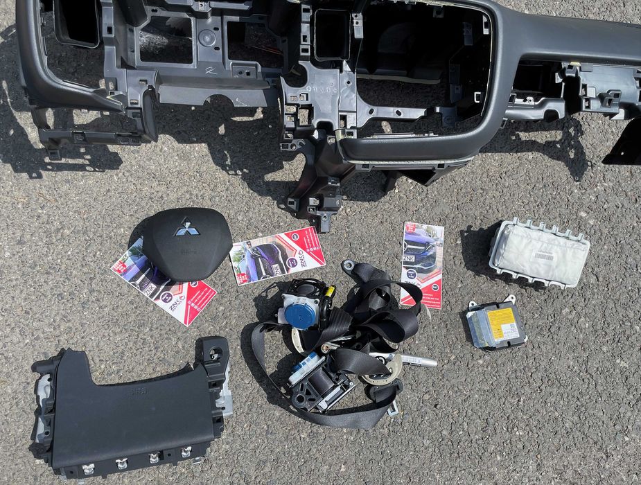 mitsubishi L200 kit airbag pasager volan - set centuri de siguranta