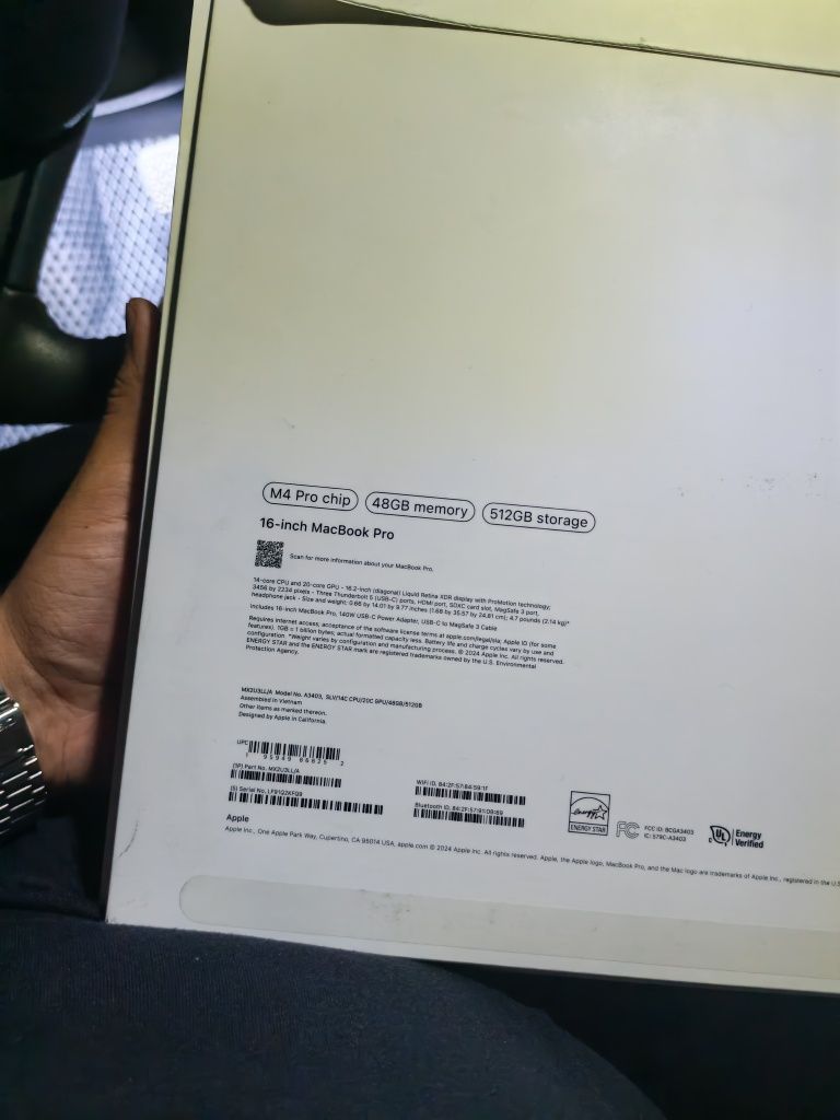 Macbook pro chip M4