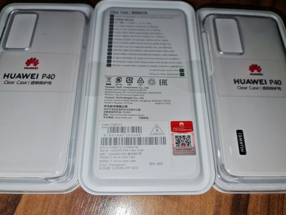 Husa originala Huawei Clear Case Huawei P40