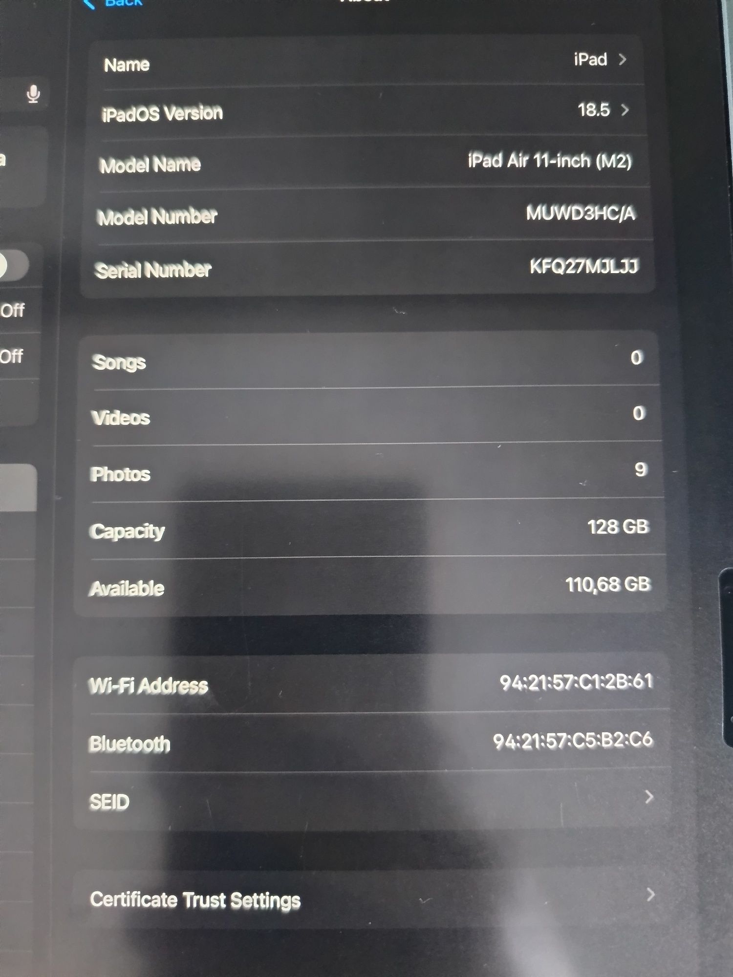 Tableta Apple iPad Air 11 / M2 / 128GB / 2024