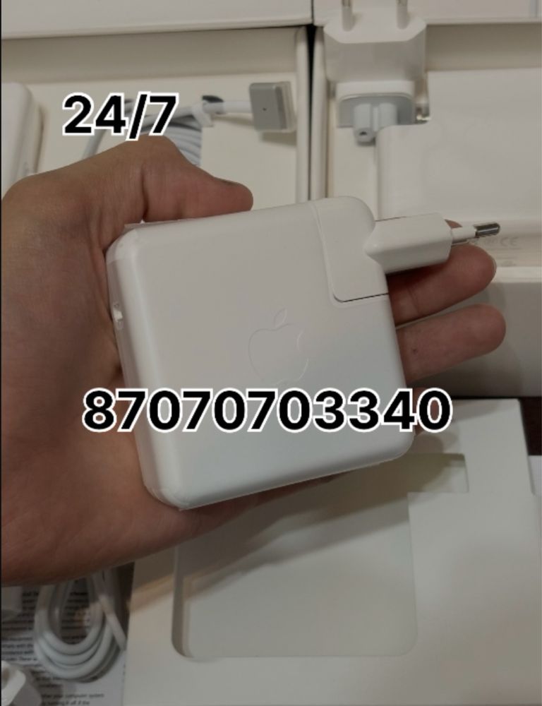macbook зарядка макбук блок питания шнур штекер magsafe type-c ноутбук