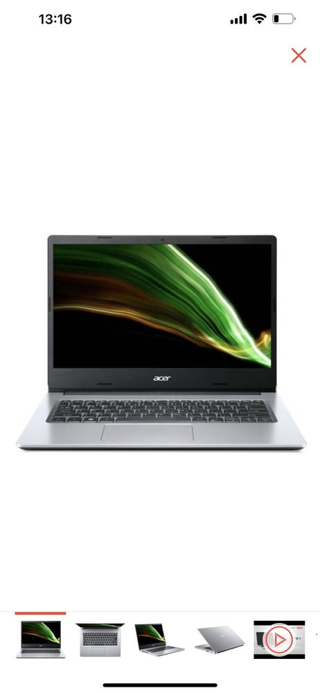 Ноутбук Acer Aspire 1 A114-33-P7BG
