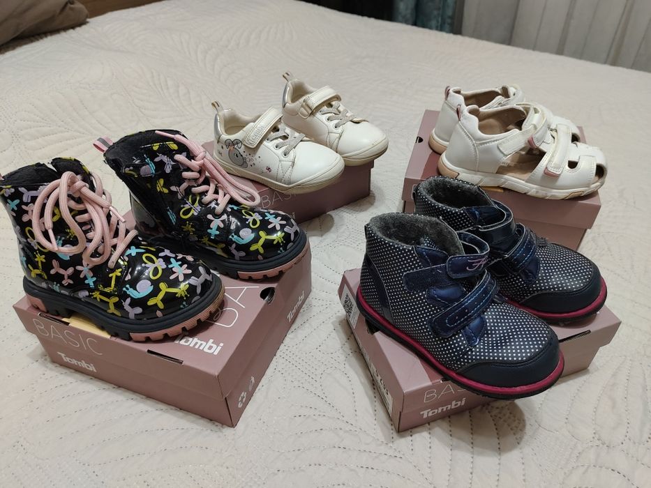 Ботинки, кеды, сандалии на девочку, 26р.