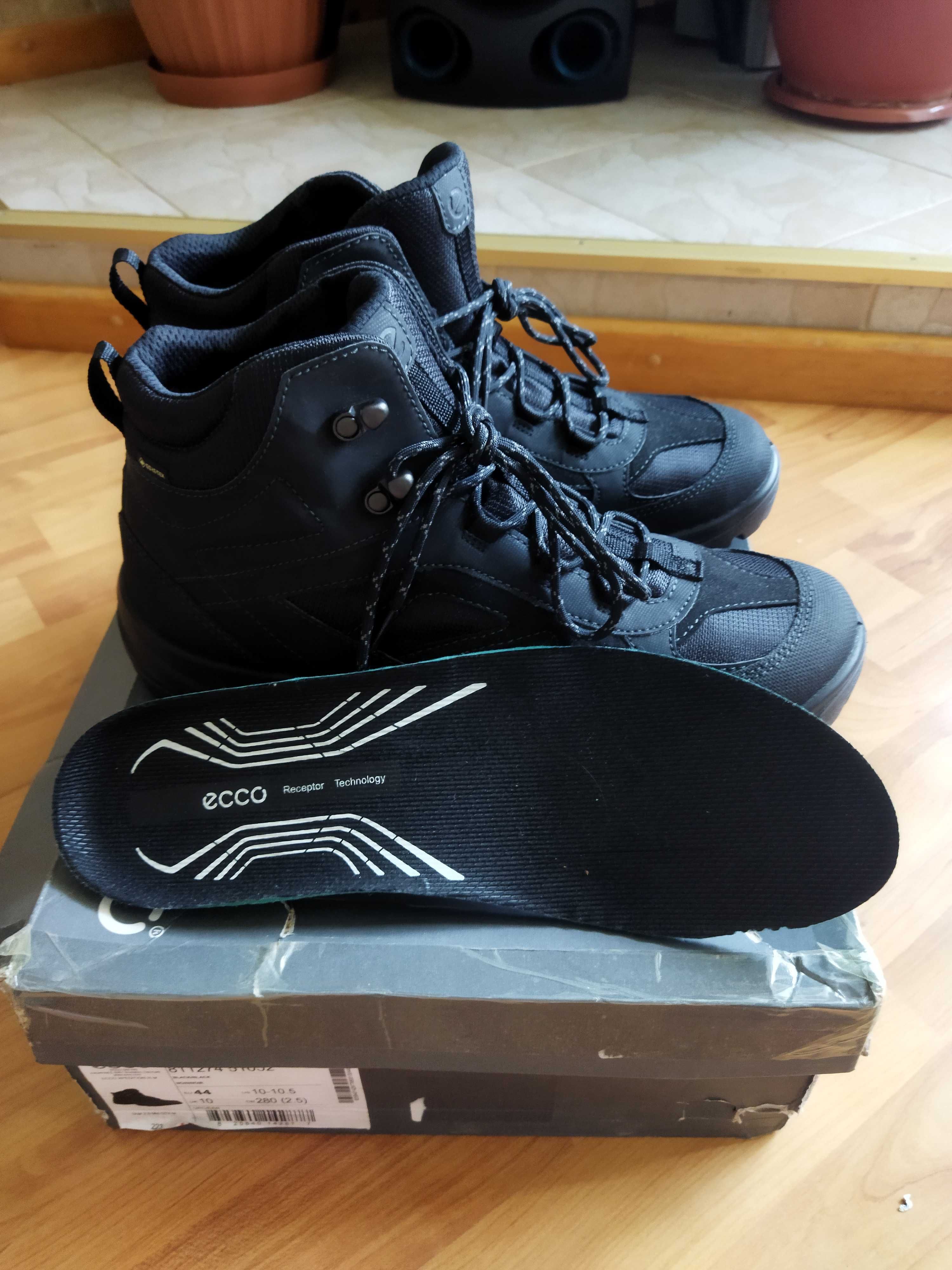 Ботинки Eccо (Дания),Gore Tex,осень-зима,кожа,оригинал,новые,р-р 43