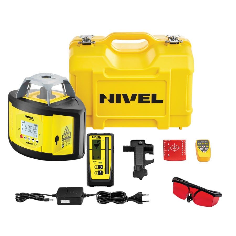 Laser rotativ Nivel System NL540R Digital, fascicul roșu