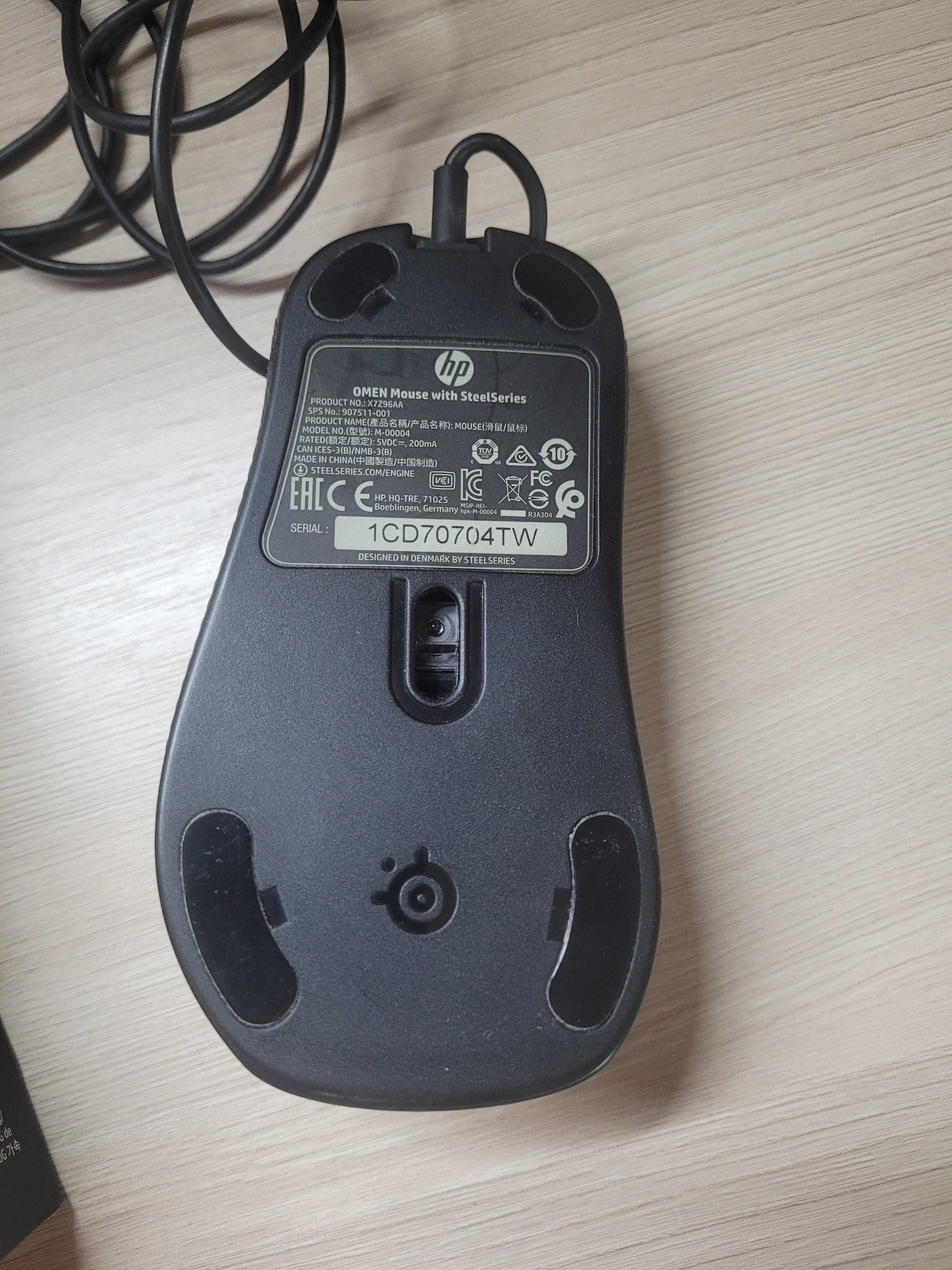 Игровая Мышь HP OMEN Mouse SteelSeries X7Z96AA