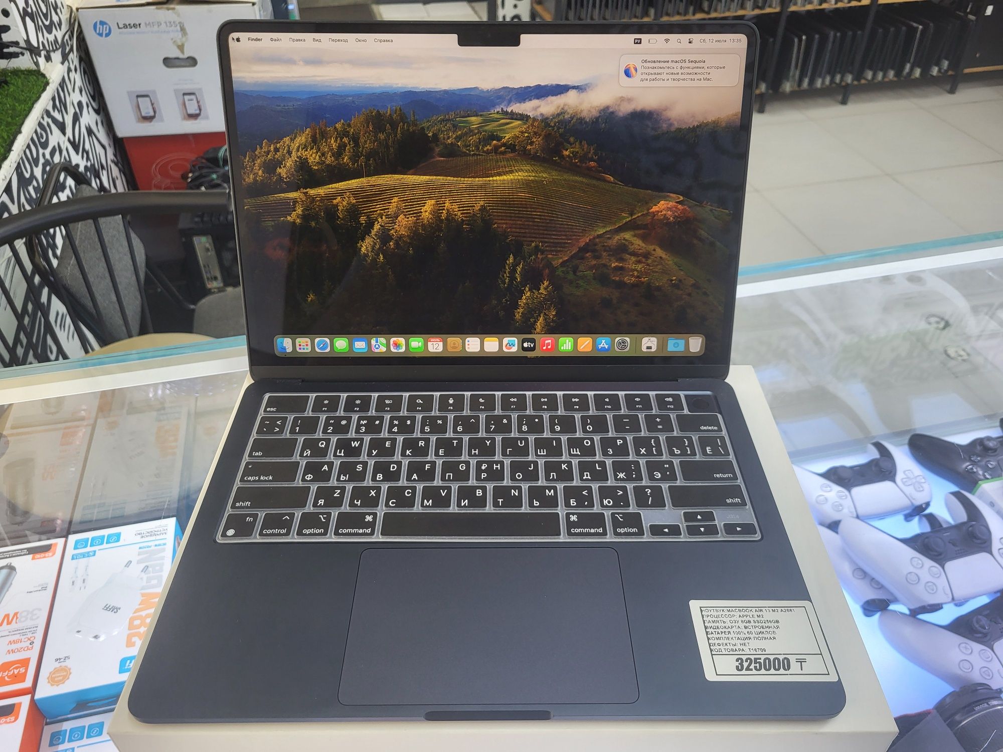 Macbook Air 13 M2 A2681 аккумулятор 100% 60 циклов