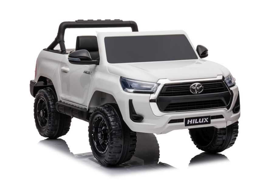 Masinuta electrica pentru 2 copii 4x4 Toyota Hilux 12V 14Ah, White