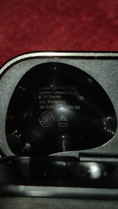 Casti wireless, Cento, model T103, Anulare Zgomot, Bluetooth, Negru