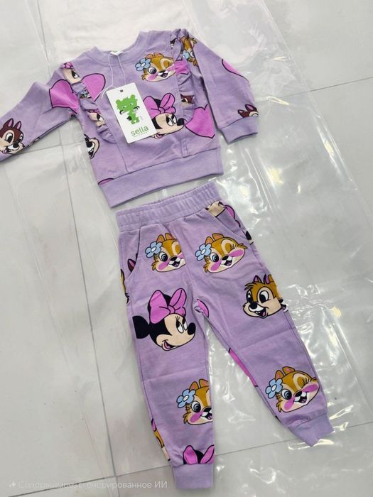 Одежда Костюм Пижама двойки для девочек