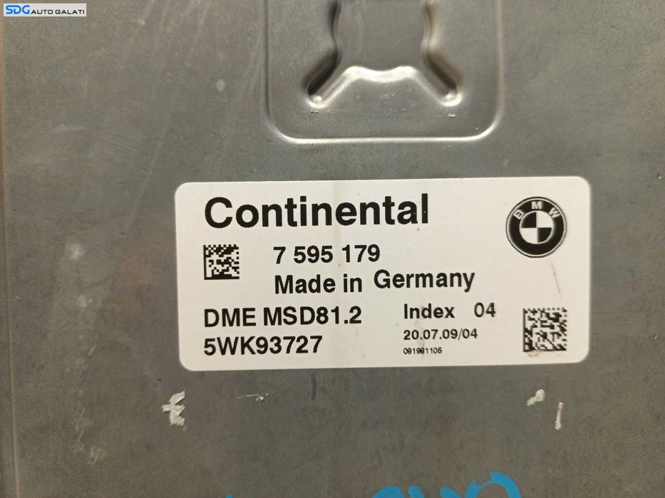 Kit Pornire ECU Calculator Motor Modul Imobilizator Cheie Contacta BMW Seria 3 E90 E91 328 320 2.0 N43 2004 - 2011 Cod 61.35 9187536 - 01 7595179 [L0634] [L0635] [L0636]