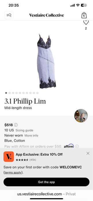 Rochita matase naturala Phillip Lim
