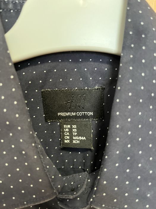 H&M camasa barbati XS Premium Cotton
