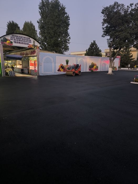 Асфальт ишлари,сифатли ва хамёнбоб  ( Asfalt ishlari )