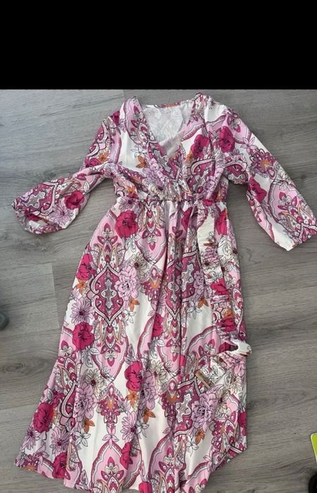 Rochie lunga roz
