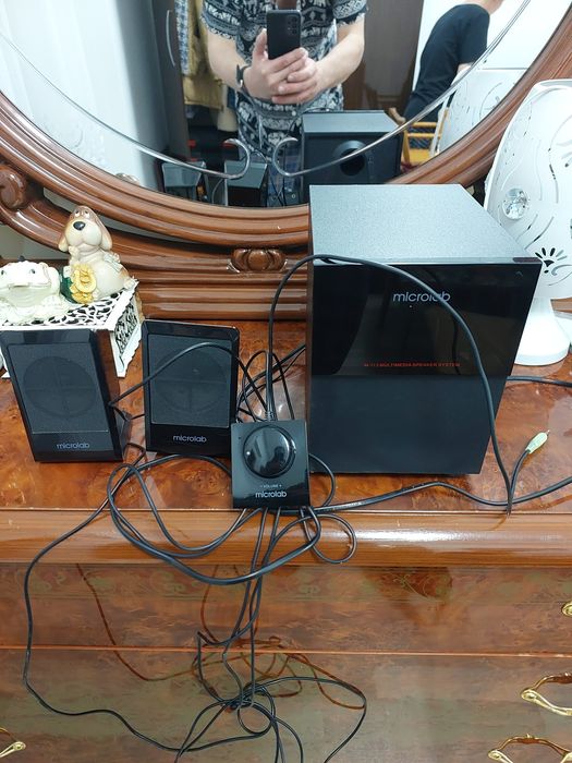 Колонки стереосистема microlab в идеальном состоянии