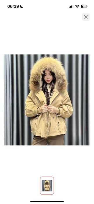 Зимняя парка с натуральным мехом