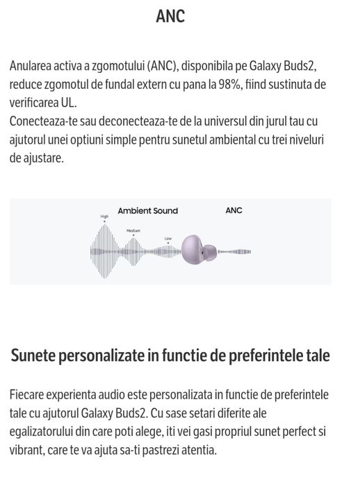 Casti Samsung buds 2