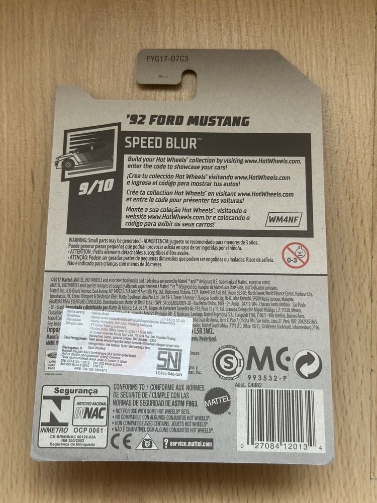 Hot Wheels ‘92 Ford Mustang - STH - Super Treasure Hunt