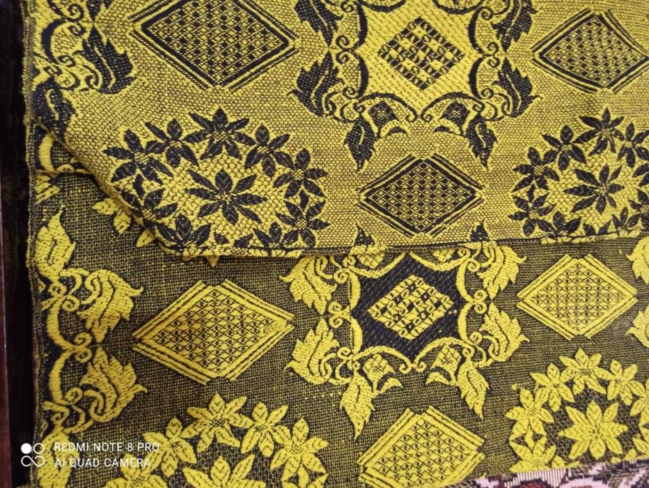 НЕУПОТРЕБЯВАНА вълнена покривка за легло