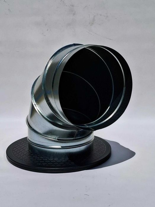 Коляно за аспирация ф250 поцинковано