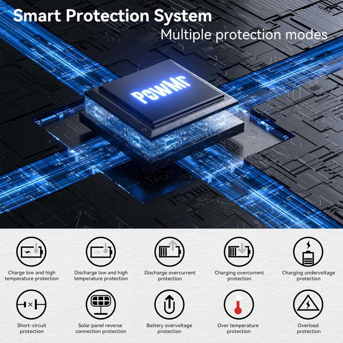 Invertor hibrid PowrMr 6,2 kW 48V cu WiFi