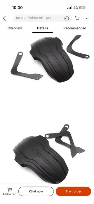 Vand aparatoare fata/spate teverun compatibile cu kukirin g4