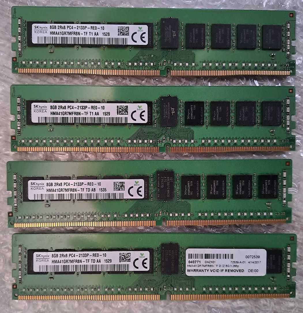 Сървърна памет RAM (8GB x4) DDR4 2133, REG ECC