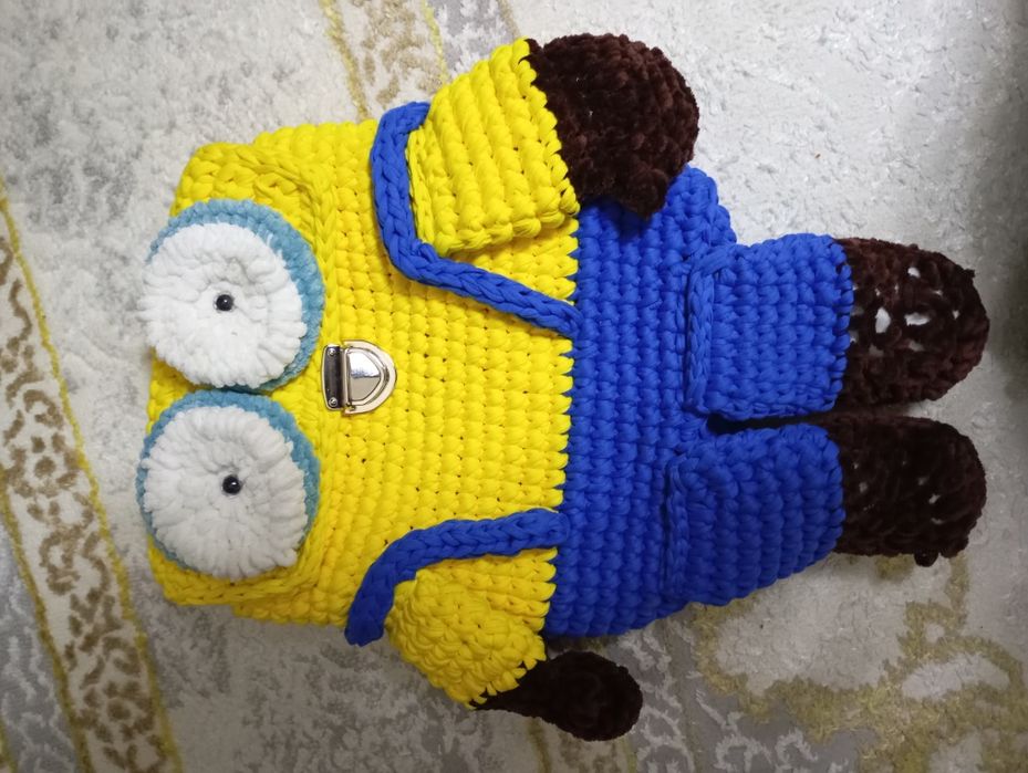 Рюкзак Миньон ручная вязка