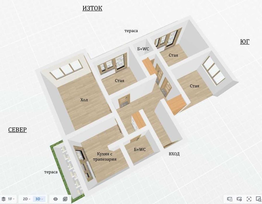 Продава се Четиристаен апартамент в София, Борово - 123 кв.м за 2642 €/кв.м - Снимка #15